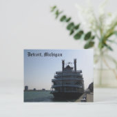 Detroit, Michigan Postkarte (Stehend Vorderseite)