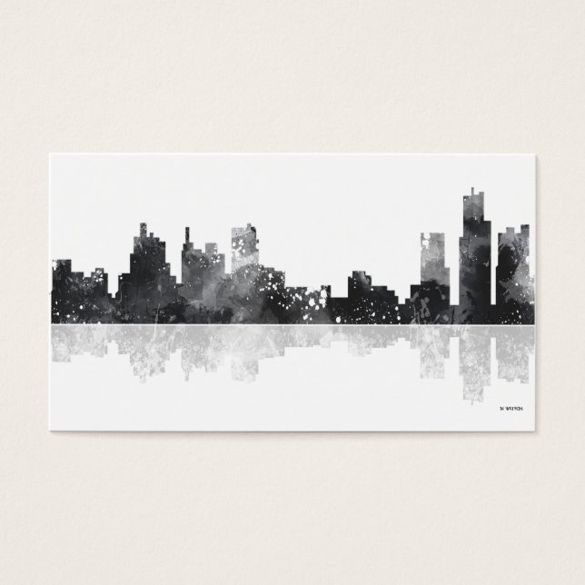 DETROIT, MICHIGAN SKYLINE (Vorderseite)