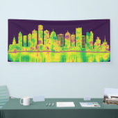Detroit Michigan Skyline Banner (Messe)