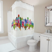 Detroit Michigan Skyline Duschvorhang (Beispiel)
