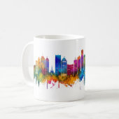 Detroit Michigan Skyline Kaffeetasse (Vorderseite Links)