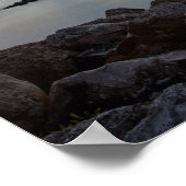 Detroit, Michigan Skyline Poster (Ecke)