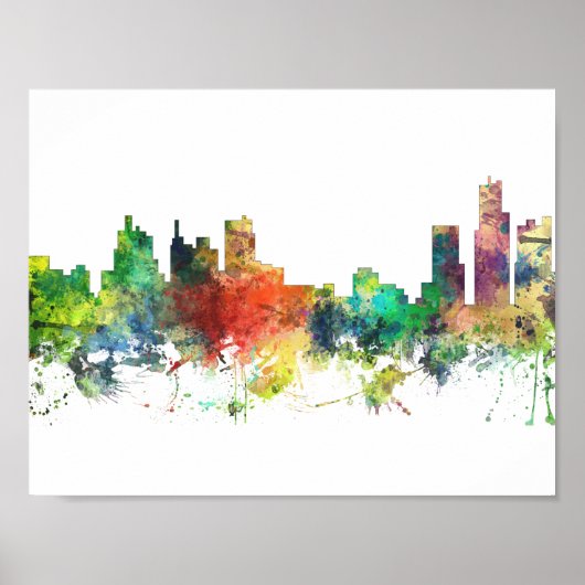 DETROIT, MICHIGAN SKYLINE SP - POSTER (Vorne)