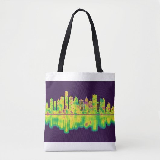 Detroit Michigan Skyline Tasche (Vorderseite)