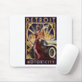 Detroit, Michigan | Stadt Mousepad (Mit Mouse)