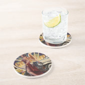 Detroit, Michigan | Stadt Sandstein Untersetzer (Seite)