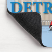 Detroit Michigan United Staaten Mousepad (Ecke)