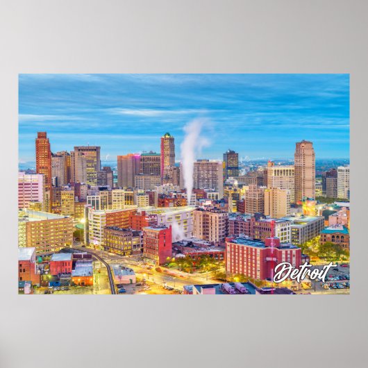 Detroit, Michigan, USA Poster (Vorne)