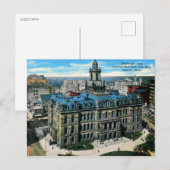 Detroit, Michigan, Vogelaugenblick, Vintag Postkarte (Vorne/Hinten)