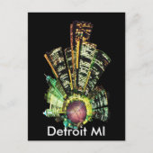 DETROIT MINI PLANET POSTKARTE (Vorderseite)