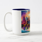 Detroit Motor City Zweifarbige Tasse (Links)