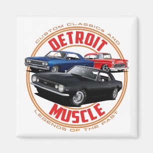 DETROIT MUSKEL MAGNET