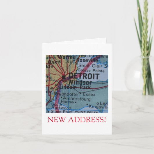 Detroit New Address Ankündigung (Vorderseite)