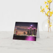 Detroit Notecard Karte (Gelbe Blume)