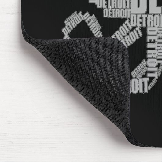 Detroit Octopus Art Mousepad (Ecke)