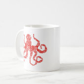 Detroit Octopus Kaffeetasse (Vorderseite Links)