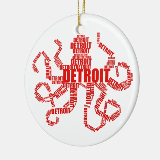 Detroit Octopus Keramikornament (Links)