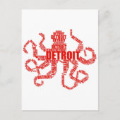 Detroit Octopus Postkarte (Vorderseite)