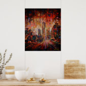 Detroit on My Mind XI Canvas Print Poster (Küche)