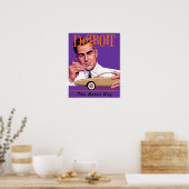 Detroit-Plakat Poster (Küche)