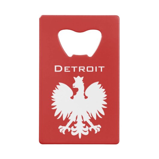 Detroit Polnischer Eagle Flaschenöffner (Vorderseite)