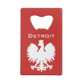 Detroit Polnischer Eagle Flaschenöffner (Rückseite)