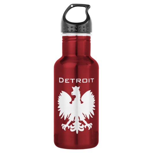 Detroit Polska Wasserflasche (Vorderseite)