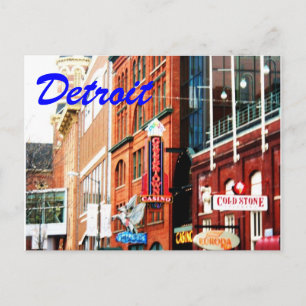 Detroit Postcard1 Postkarte