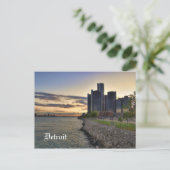 Detroit Postcard Postkarte (Stehend Vorderseite)
