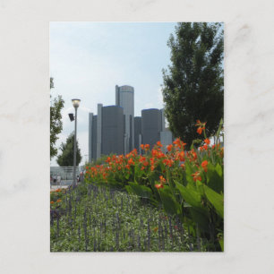 Detroit Postcard Postkarte