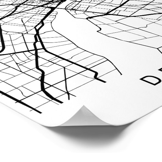 Detroit Poster (Ecke)