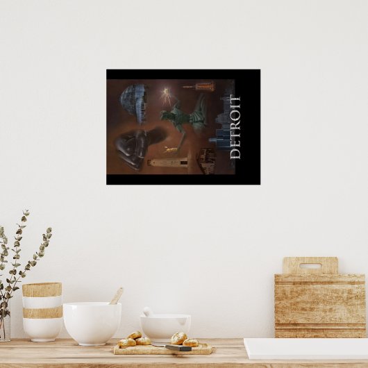 Detroit Poster (Küche)