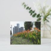 Detroit Postkarte (Stehend Vorderseite)