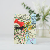 Detroit Postkarte (Stehend Vorderseite)