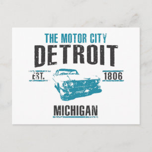 Detroit Postkarte