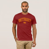 Detroit-Postleitzahl 313 T-Shirt (Vorne ganz)