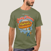 Detroit Pride Coney Island Hot Dog T-Shirt (Vorderseite)
