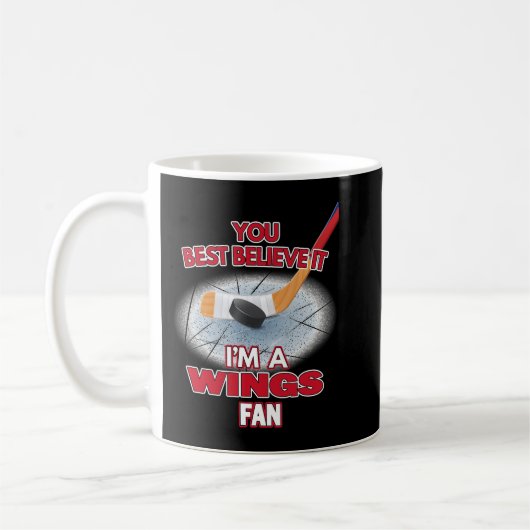 Detroit Red Wings Fan Hockey Essential T Shirt Kaffeetasse (Links)