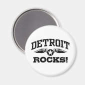 Detroit Rocks Magnet (Vorderseite/Rückseite)
