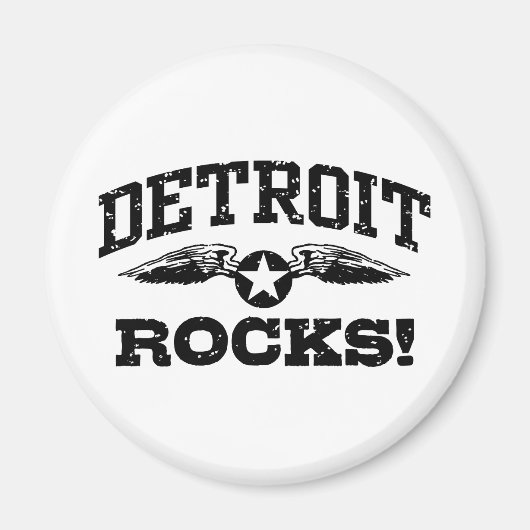 Detroit Rocks Magnet (Vorne)