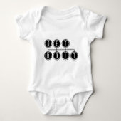 Detroit-Schieber Baby Strampler (Vorderseite)