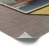 Detroit Seen, Minnesota - Große Briefmarkenszenen Poster (Ecke)