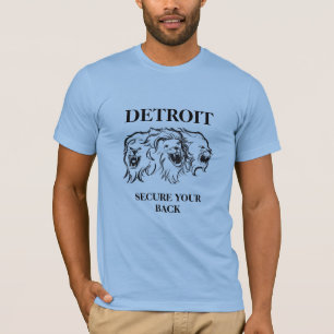Detroit - Sichern Sie Ihren Rücken T-Shirt