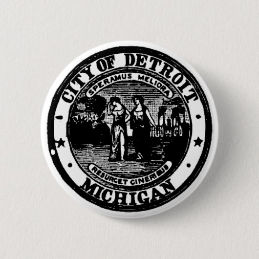 Detroit-Siegel Button (Vorderseite)