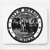 Detroit-Siegel Mousepad (Vorne)