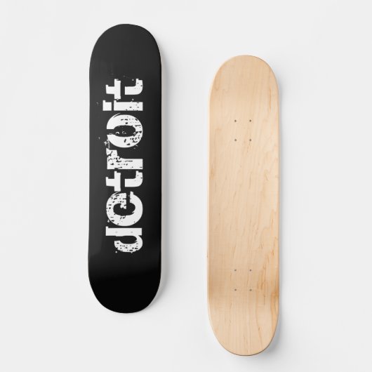 Detroit Skateboard (Vorderseite)
