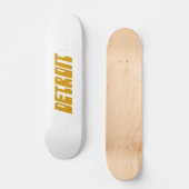 Detroit Skateboard mit Stil (Vorderseite)