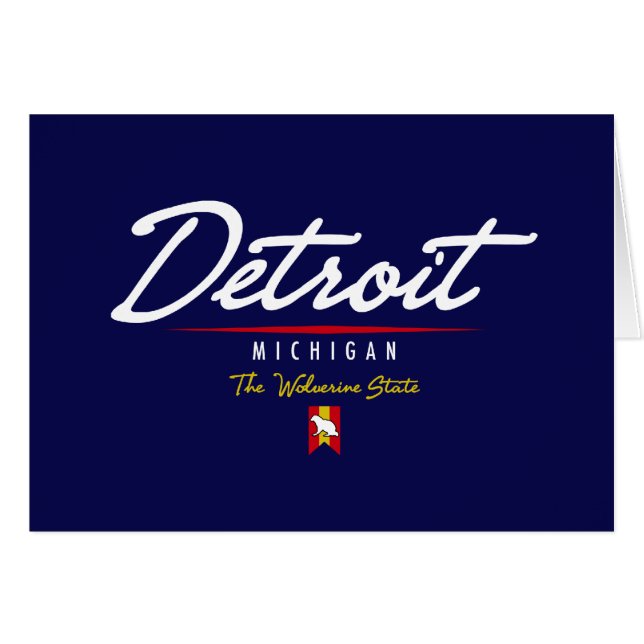 Detroit-Skript (Vorderseite (Horizontal))