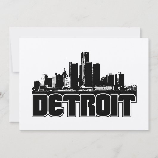 Detroit Skyline (Vorderseite)