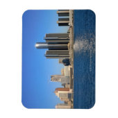 Detroit Skyline 2 Magnet (Vertikal)